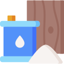 Materiales - Madera y pegamento
